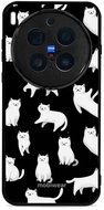 Mobiwear Glossy glossy case for Vivo X300 Pro white kitty - Phone Cover