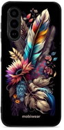 Mobiwear Glossy glossy case for Samsung Galaxy A17 / A17 5G bouquet with feather - Phone Cover