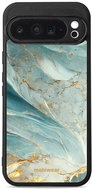Mobiwear Glossy glossy case for Google Pixel 9 Pro XL greenish marble - Phone Cover