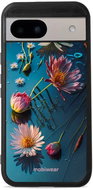 Mobiwear Glossy glossy case for Google Pixel 8A flowers on the surface - Phone Cover