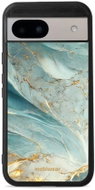 Mobiwear Glossy glossy case for Google Pixel 8A greenish marble - Phone Cover