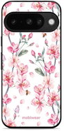 Mobiwear Glossy glossy case for Google Pixel 10 pink flowers - Phone Cover
