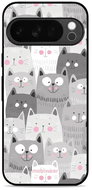 Mobiwear Glossy glossy case for Google Pixel 10 Pro cats - Phone Cover