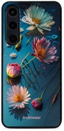 Mobiwear Glossy glossy case for Samsung Galaxy S25 FE flowers on the surface - Phone Cover
