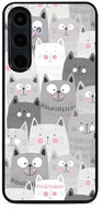 Mobiwear Glossy glossy case for Samsung Galaxy S25 FE cats - Phone Cover
