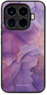 Mobiwear Glossy glossy case for Xiaomi 15T Pro purple marble - Phone Cover
