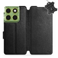 Mobiwear Leather flip case for Motorola Moto G06 power black - Phone Case