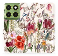 Mobiwear Flip Motorola Moto G06 power rét tok - Mobiltelefon tok