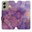 Case for Motorola Edge 70 purple marble
