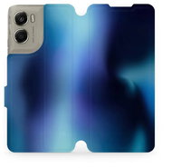 Mobiwear Flip case for Motorola Edge 70 blue - Phone Case