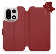 Mobiwear Leather flip case for OnePlus 15 red - Phone Case