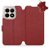 Mobiwear Leather flip case for Xiaomi 15T red - Phone Case