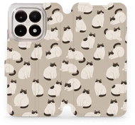 Mobiwear Flip case for Xiaomi 15T cats - Phone Case