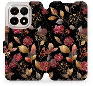 Mobiwear Flip case for Xiaomi 15T golden leaves - Phone Case