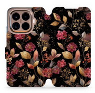 Mobiwear Flip case for Xiaomi 15T Pro golden leaves - Phone Case
