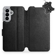 Mobiwear Leather flip case for Samsung Galaxy A17 / A17 5G black - Phone Case