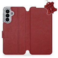 Mobiwear Leather flip case for Samsung Galaxy A17 / A17 5G red - Phone Case