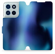 Mobiwear Flip case for Motorola Moto G56 5G blue - Phone Case