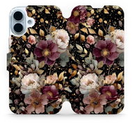 Mobiwear Flip case for Apple iPhone 17 golden flowers - Phone Case