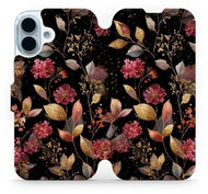 Mobiwear Flip case for Apple iPhone 17 golden leaves - Phone Case