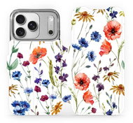 Mobiwear Flip pouzdro pro Apple iPhone 17 Pro kvítí - Pouzdro na mobil