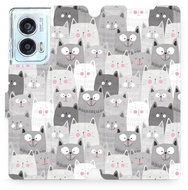Mobiwear Flip Book for Motorola Edge 50 Fusion - M099P - Phone Case