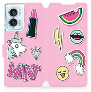 Mobiwear Flip Book for Motorola Edge 50 Fusion - M129S - Phone Case