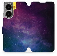 Mobiwear Poco X7 Pro flip tok - nebula - Mobiltelefon tok