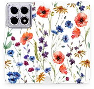 Mobiwear flip knížkové pro Xiaomi 14T - Kvítí - Pouzdro na mobil