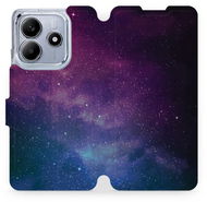 Mobiwear flip knížkové pro Xiaomi Redmi Note 14 5G - Mlhovina - Pouzdro na mobil