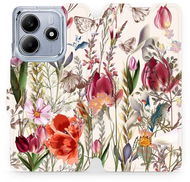 Mobiwear flip knížkové pro Xiaomi Redmi Note 14 5G - Louka - Pouzdro na mobil