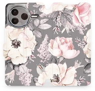 Mobiwear flip knížkové pro POCO F7 Pro 5G - Květy - Phone Case