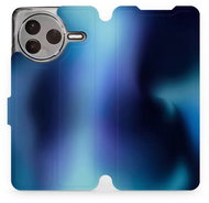 Mobiwear flip book for POCO F7 Pro 5G - Blue shade - Phone Case