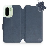 Mobiwear Kožené flip pouzdro pro OnePlus 15R - modré - Phone Case