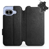Mobiwear Kožené flip pouzdro pro Google Pixel 10a - černé - Phone Case