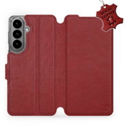 Mobiwear Kožené flip pouzdro pro Samsung Galaxy S26 Plus - červené - Phone Case