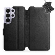 Mobiwear Kožené flip pouzdro pro Samsung Galaxy S26 Ultra - černé - Phone Case