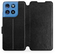 Mobiwear Flip pouzdro pro Motorola Moto G57 Power - černé - Phone Case