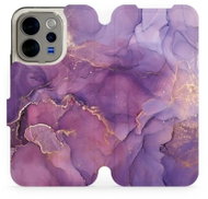Mobiwear Flip pouzdro pro Vivo V70 - VP20S fialový mramor - Phone Case