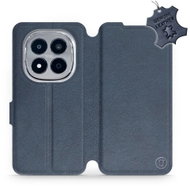 Mobiwear Kožené flip pouzdro pro Xiaomi Redmi Note 15 Pro 4 G - modré - Phone Case