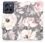 Mobiwear Flip pouzdro pro Motorola Edge 60 Neo - MX06S květy - Phone Case