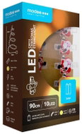Modee Lighting LED dekorace C3013 10 LED 90 cm kolíčky mikuláš 2 × AA baterie - Christmas Lights