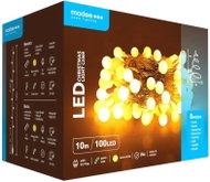 Modee Lighting LED vánoční řetěz C2009 100 LED 10m teplá bílá bobule - Christmas Lights