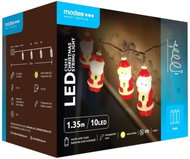 Modee Lighting LED vánoční řetěz C1013 10 LED 1,35m 3 × AA teplá bílá mikuláš - Christmas Lights