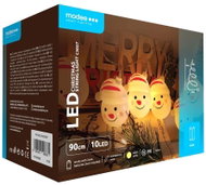 Modee Lighting LED dekorace C3027 10 LED 90 cm sněhová koule 2 × AA baterie - Christmas Lights
