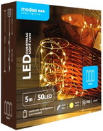 Modee Lighting LED vánoční řetěz C1010 50 LED 5m 3 × AA teplá bílá - Christmas Lights