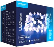Modee Lighting LED vánoční řetěz C2010 100 LED 10m studená bílá bobule - Christmas Lights