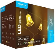 Modee Lighting LED vánoční řetěz C2014 50 LED 4,9m zvonečky, teplá bílá - Christmas Lights