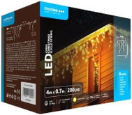 Modee Lighting LED vánoční řetěz C2020 200LED 4m rampouchové řetězy 70 cm - Christmas Lights