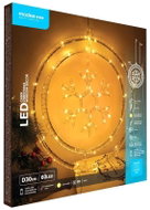 Modee Lighting LED dekorace C3009 60LED kruh vločka 3 × AA baterie - Christmas Lights